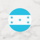Table confetti avec drapeau du Honduras (Petit recto)