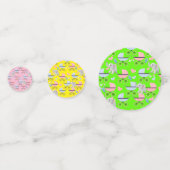 Table Confetti Baby Stroller Stork Hearts Elephant (Achterkanten)