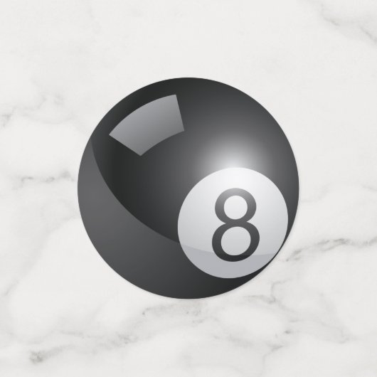 Table Confetti Billard de Huit Ball (Petit recto)