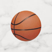 Table Confetti de conception de basket-ball (Petit recto)