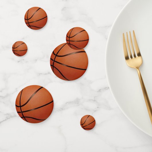 Table Confetti de conception de basket-ball (Groupe)