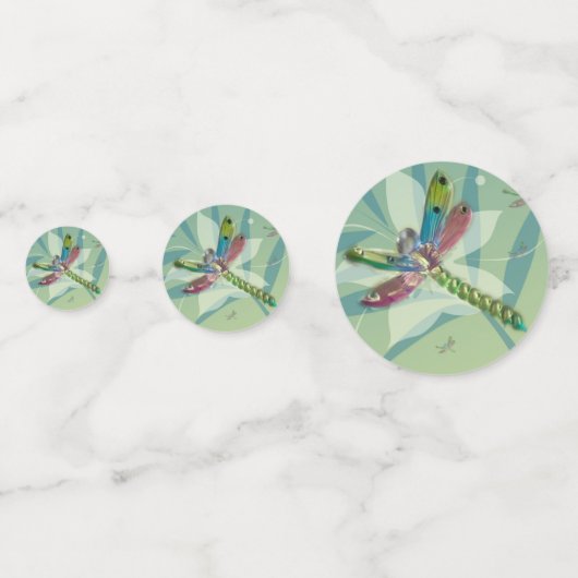 Table Confetti de Wedding shower de libellule de r (Devant)