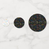 Table Confetti Décembre, 8 Anniversaire (Devant)