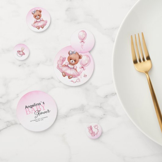 Table Confetti for baby shower teddy bear. (Groep)