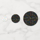 Table Confetti Juillet, 4 Anniversaire (Devant)