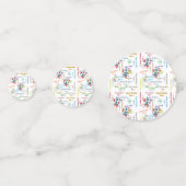 Table Confetti Juillet, 4 Anniversaire (Devant)