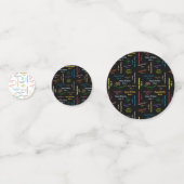 Table Confetti Juillet, 6 Anniversaire (Devant)