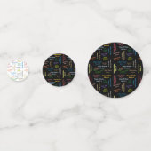 Table Confetti Mars, 4 Anniversaire (Devant)