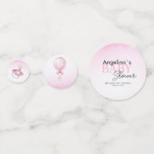 Table Confetti pour ours en peluche baby shower. (Derrière)