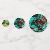 Table Confetti, Recycler les confettis décoratifs  (Derrière)