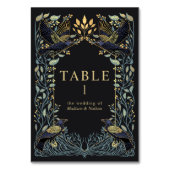 Table Corbeau gothique enchanté Mariage floral Numéro de (Par défaut)