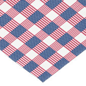 Table Court Chemin de table-Drapeau du 4 juillet (Coin)