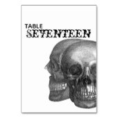 Table Crânes gothiques Numéro de tableau (Dos)