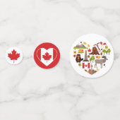Table d'amour Canada confetti (Devant)