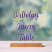Table d'anniversaire (Neutre)