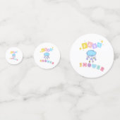 Table de baby shower Confetti (Derrière)