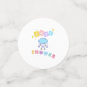 Table de baby shower Confetti (Petit recto)