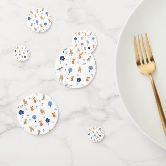 Table de Baby shower de bois Confetti