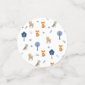 Table de Baby shower de bois Confetti (Petit recto)