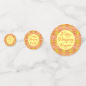 Table de bon thanksgiving Confetti (Derrière)