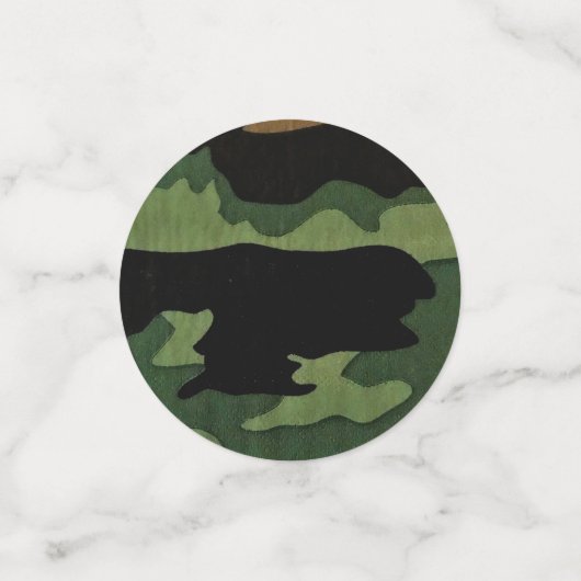 Table de camouflage confetti (Petit recto)