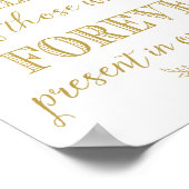 Table de commémoration de mariage Impression en mé (Coin)