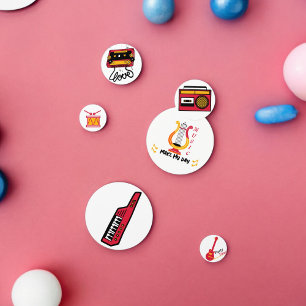 Table de confettis pour instruments de musique