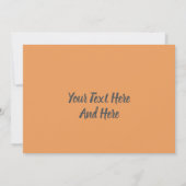 Table de dîner dressée Invitation texte multi-usag (Dos)