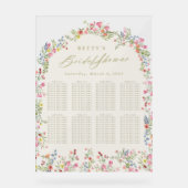 table de douche à ressort fleurie (Recto)