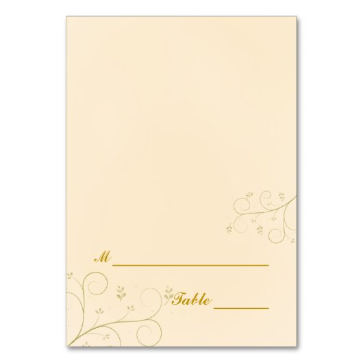 Table de fête du dîner Cartes de place | Écru (Par défaut)