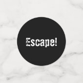 Table de fête "Escape Room" Confetti (Petit recto)