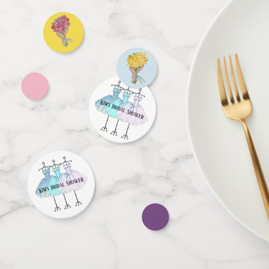 Table de Fêtes des mariées Confetti (Groupe)