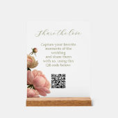 Table de mariage Chic Rose QR (Recto)