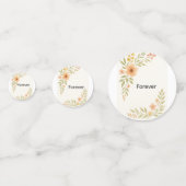 Table de Mariage Fleur sauvage Russe Confetti (Derrière)