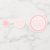 Table de Mariage floral tropical Confetti (Derrière)