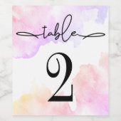 Table de numéro étiquette de vin. Étiquette à vin (Étiquettes simples)