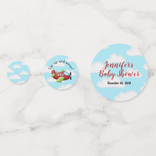 Table de partie de l'avion Confetti (Devant)