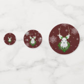 Table de rennes rouges Confetti (Derrière)