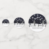 Table de village de Noël Confetti (Devant)