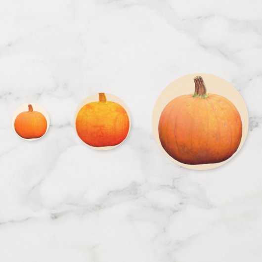 Table des Citrouilles de Thanksgiving Confetti (Devant)