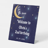 Table Deux la lune signe de bienvenue 2e fête d'annivers (Recto)