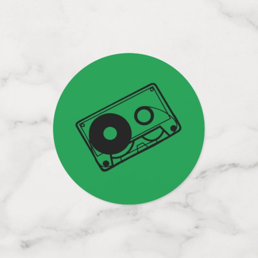 Table d'évolution de la musique rétro Confetti (Petit recto)