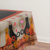 Table d'Halloween en chat nappe (In Situ)