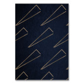 Table Élégant Mariage floral de Pêche Bleue Numéro de ta (Dos)