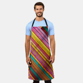 Table en bois artisanal avec tablier (Porté)