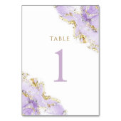 Table encre lavande Numéro de tableau 1 (Par défaut)