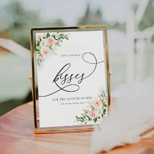 Table Ethereal Blush Invité Combien de Baisers Signe