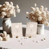 Table Étoiles célestes de lune Holistique Boho Numéro du