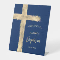 faux or Sainte Croix Catholique Baptême signe de b