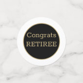 Table Festive Retraite Party Confetti (Petit recto)